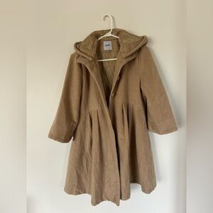 Vintage Moschino Cheap and Chic Wool Tan Hooded Jacket Rare Size Large